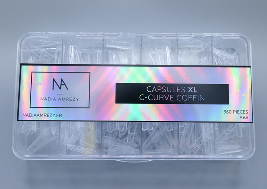 Boite de capsules C-Curve coffin XL